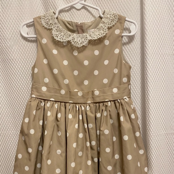 Jason Wu Other - Jason Wu Beige Polka Dot Kids Dress